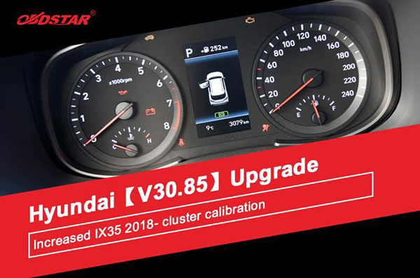 Hyuandai V30.85 odometer adjustment upgrade