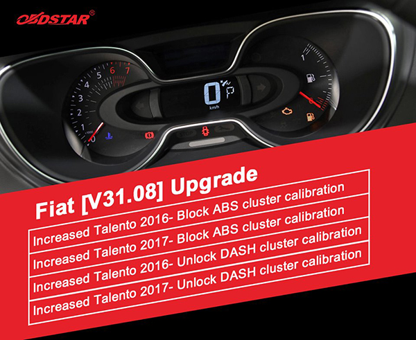 Fiat Odometer Adjustment Upgrade