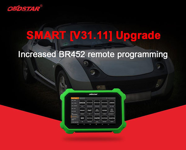 Smart V31.11 IMMO Upgrade
