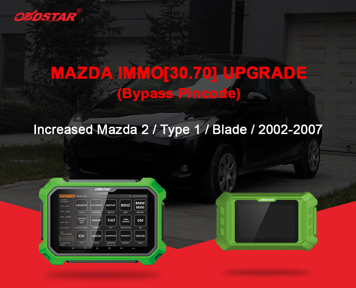 Mazda v30.70 update