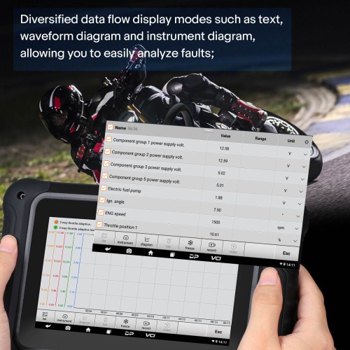 OBDSTAR MOTOSTAR Intelligent Motorcycle/ Snowmobile/ ATV/ UTV Diagnostic Scanner