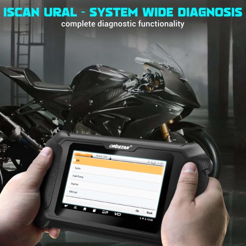 OBDSTAR iScan Ural Intelligent Motorcycle Diagnostic Tool 18 Months Free Update