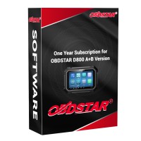 OBDSTAR D800 A+B Version Update Service for One Year Subscription