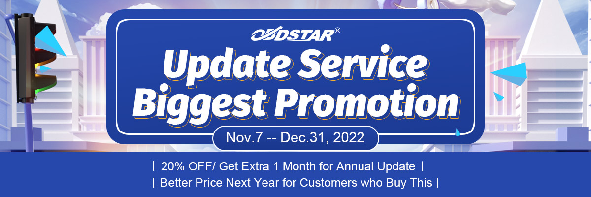 OBDSTAR Update Service Promotion
