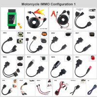 [Free Motorcycle IMMO License] OBDSTAR Motorcycle IMMO Kit Full Adapters Configuration 1 for X300 DP Plus/ X300 DP/ X300 PRO4/ Key Master DP