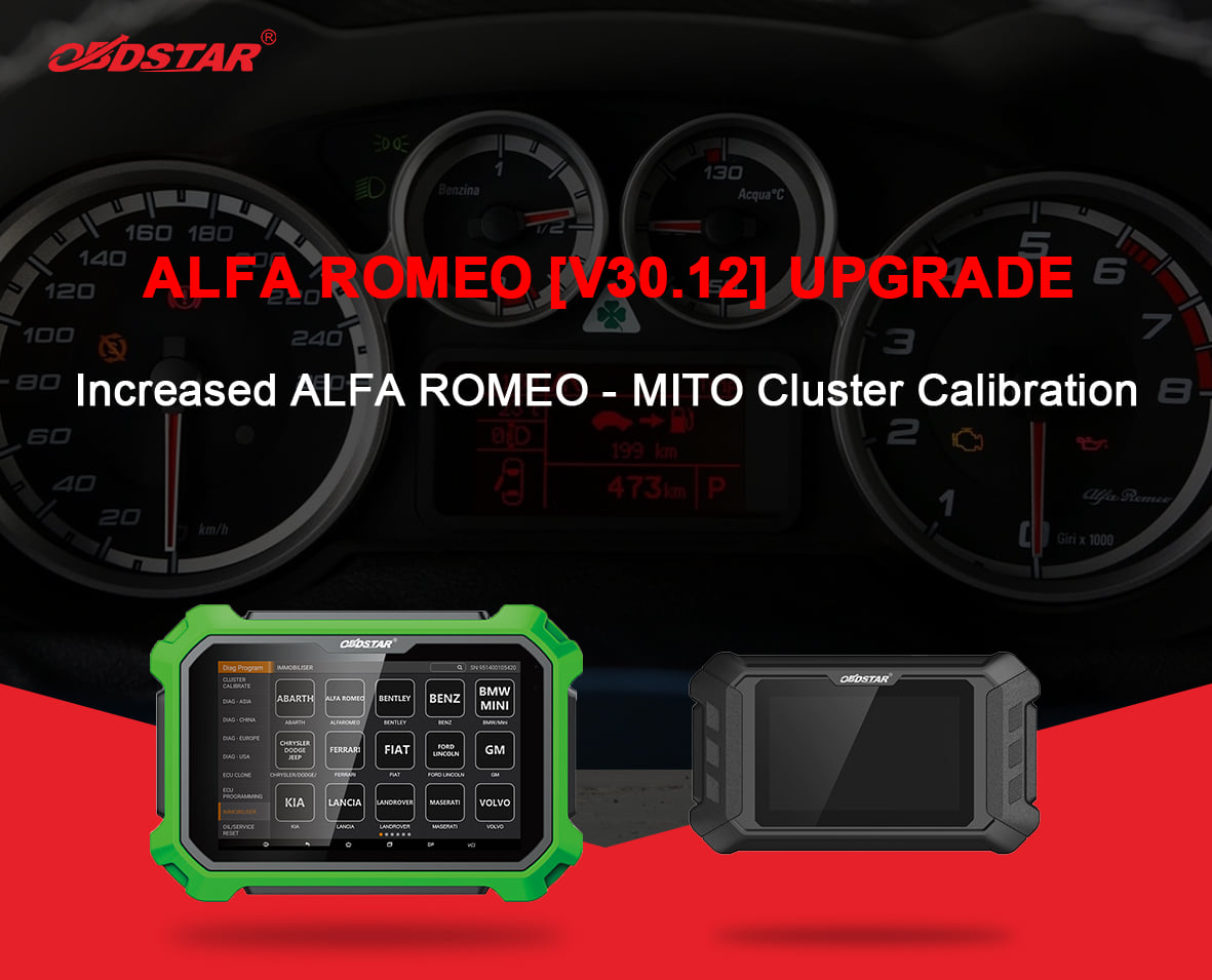 Alfa romdeo V30.12 update