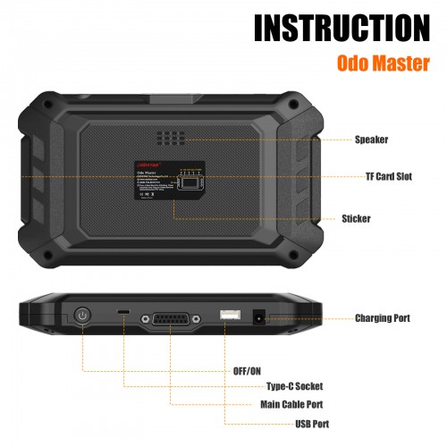 [US/ EU Ship] OBDSTAR Odo Master Full Version for Cluster Calibration and Oil Service Reset Support Honda Free FCA 12+8 Adapter