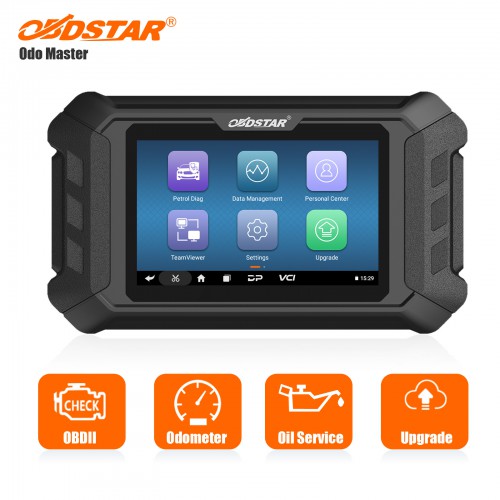 [6th Anniverary Sales] [Promotio] [EU No Tax] OBDSTAR Odo Master Full Version for Cluster Calibration/ OBDII and Oil Service Reset Support Honda Get Free FCA 12+8 Adapter