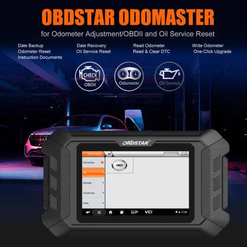 [6th Anniverary Sales] [Promotio] [EU No Tax] OBDSTAR Odo Master Full Version for Cluster Calibration/ OBDII and Oil Service Reset Support Honda Get Free FCA 12+8 Adapter