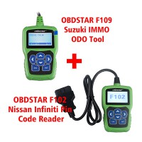 [US No Tax] OBDSTAR F102 Nissan/Infiniti PIN Code Reader plus F109 Suzuki PIN Code Calculator