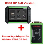 (Value Bundles) OBDSTAR X300 DP Full Configuration Plus Renew Key Adapter PCF79XX Chip