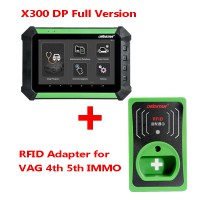 [US No Tax] OBDSTAR X300 DP PAD Full Configuration Plus RFID Adapter for VW AUDI SKODA SEAT 4th & 5th IMMO