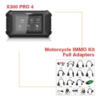 [6th Anniverary Sales] OBSDTAR X300 Pro 4 Key Master 5 Plus Motorcycle IMMO Kit Full Adapters Configuration 1