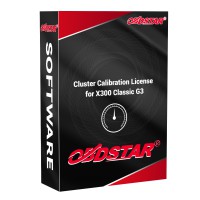OBDSTAR Cluster Calibration License for X300 Classic G3