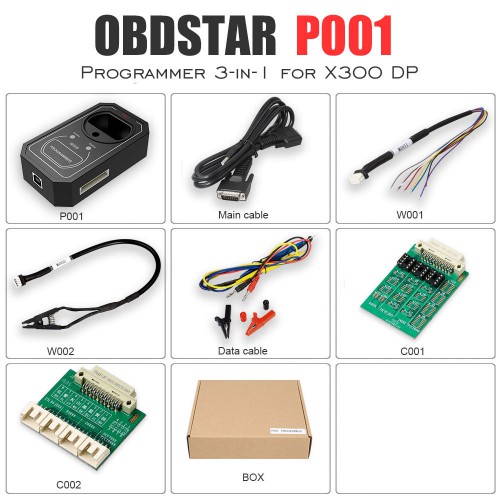 OBDSTAR P001 Programmer Plus Converter for X300 DP/X300 DP Plus  to Program Keys for Renault Talisman/Megane IV/Scenic IV/Espace V